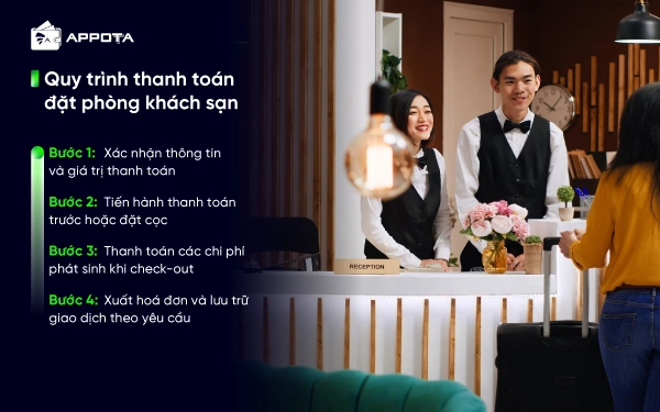 Quy trình thanh toán đặt phòng khách sạn