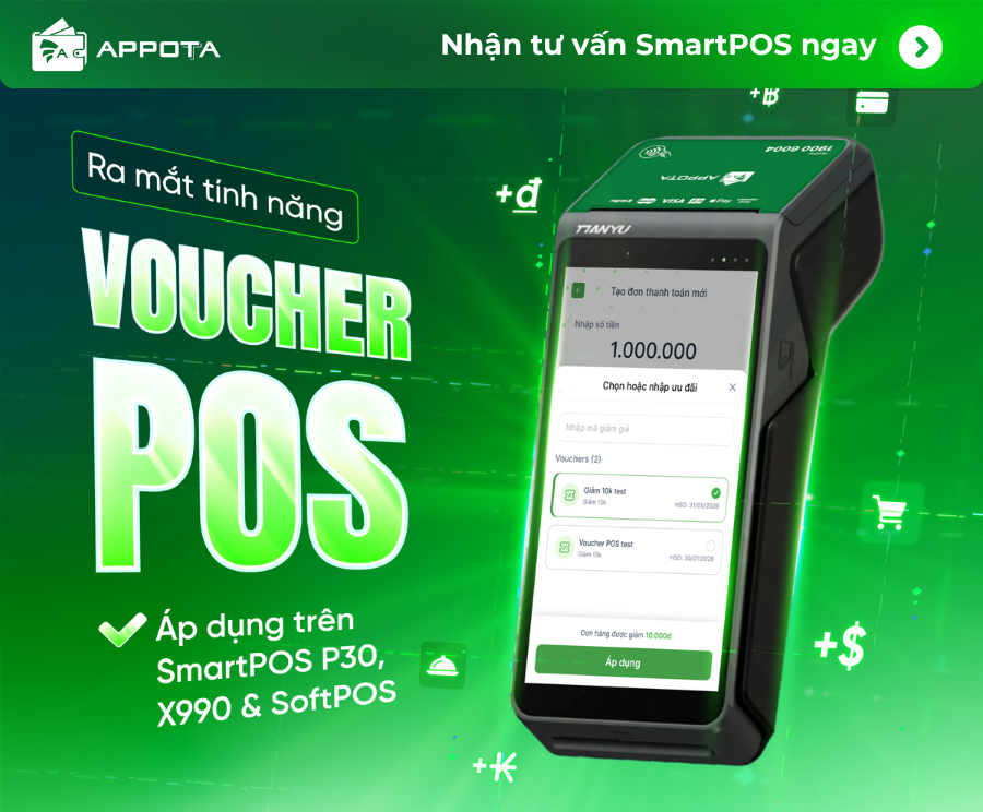 Voucher POS là gì? Các bước áp Voucher tự động cho cửa hàng