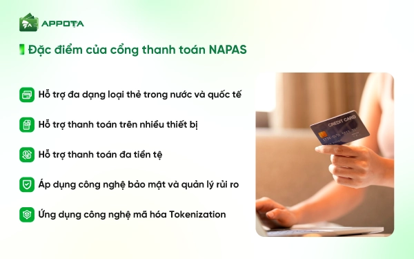 Đặc điểm của cổng thanh toán NAPAS