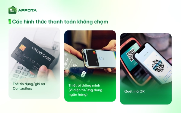 Các hình thức thanh toán không chạm