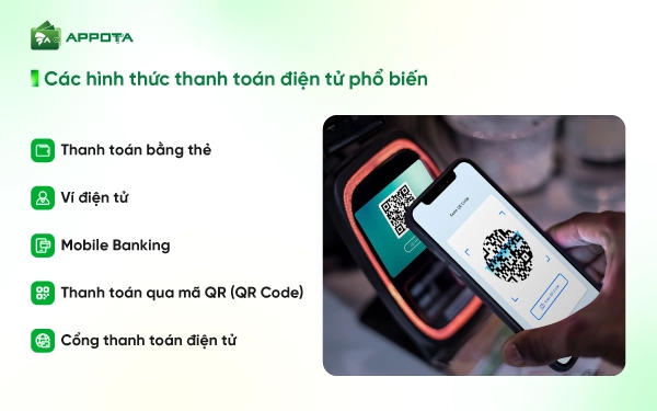 Các hình thức thanh toán điện tử phổ biến