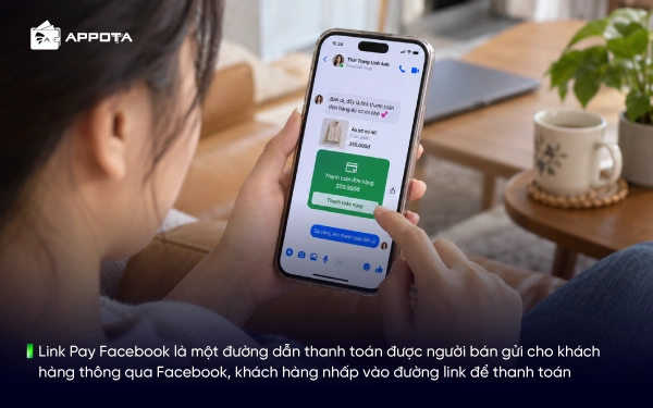 Link Pay Facebook là một đường dẫn thanh toán được người bán gửi cho khách hàng thông qua Facebook, khách hàng nhấp vào đường link để thanh toán