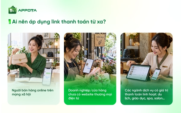 Ai nên áp dụng link thanh toán từ xa?