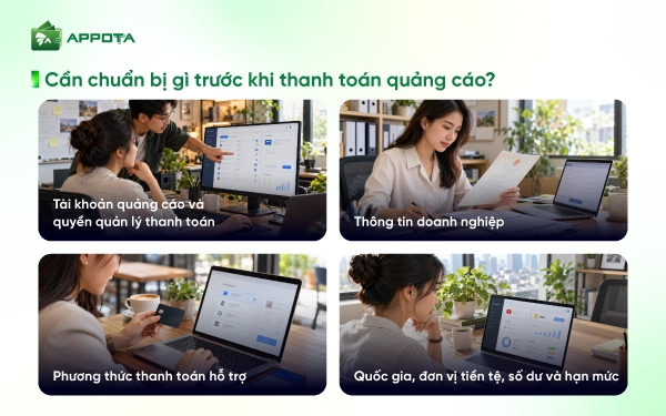 Cần chuẩn bị gì trước khi thanh toán quảng cáo?